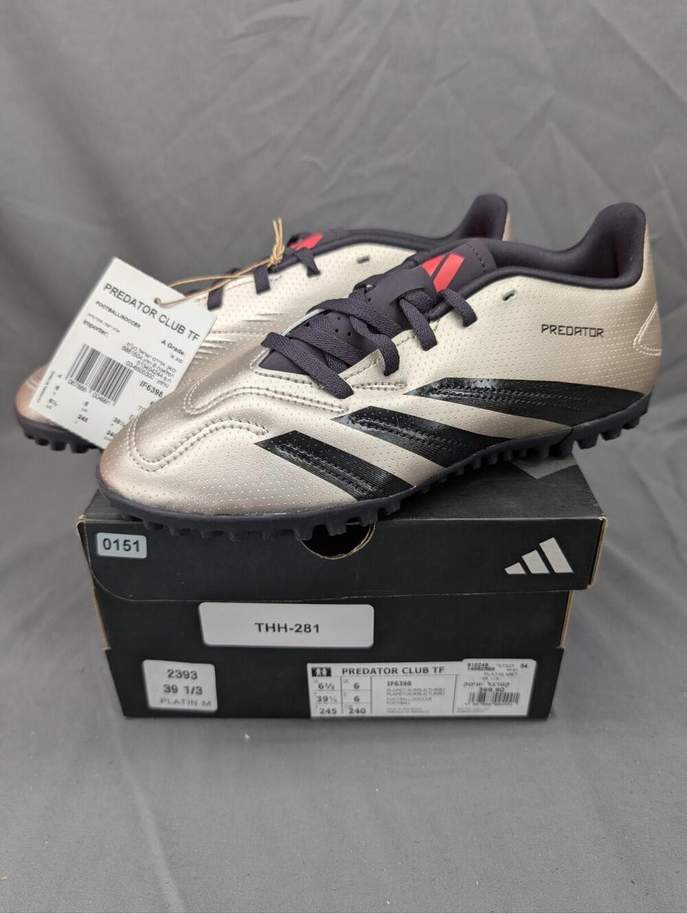 Adidas Predator Club TF (Turf) Youth Men Size 6.5 Soccer Cleats IF6398